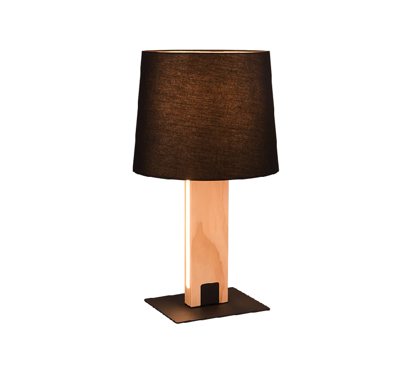 Track lighting for illuminating dining tablesRahul Wooden Table Lamp