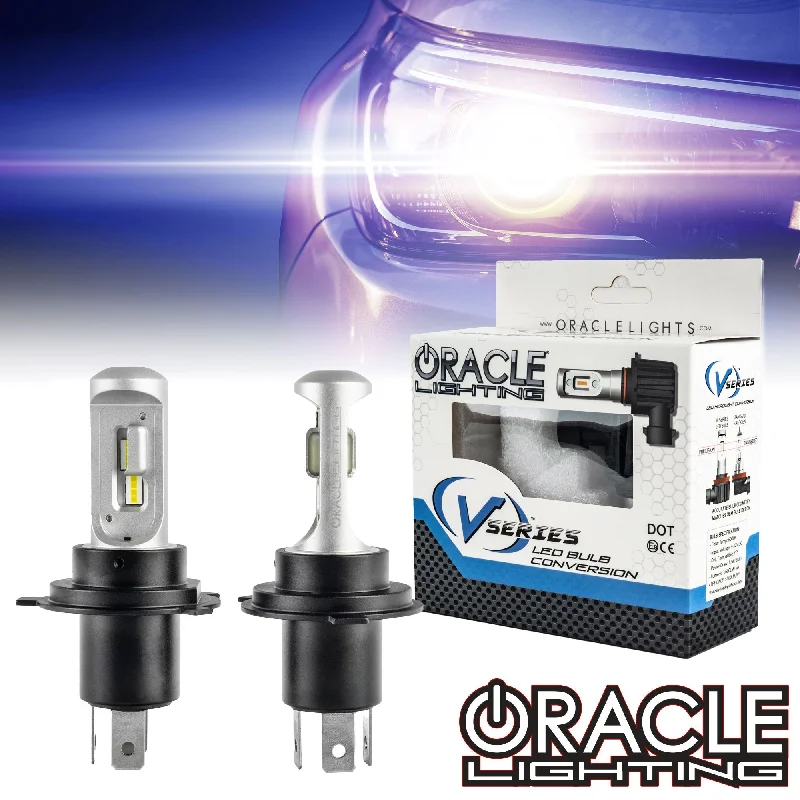 Track lighting with a sleek profileORACLE Lighting H4 - VSeries LED Light Bulb Conversion Kit High/Low Beam (Projector)