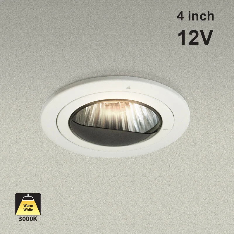 Track lighting with a sleek profileT-51 MR16 Light Fixture (White), 4 inch Round White