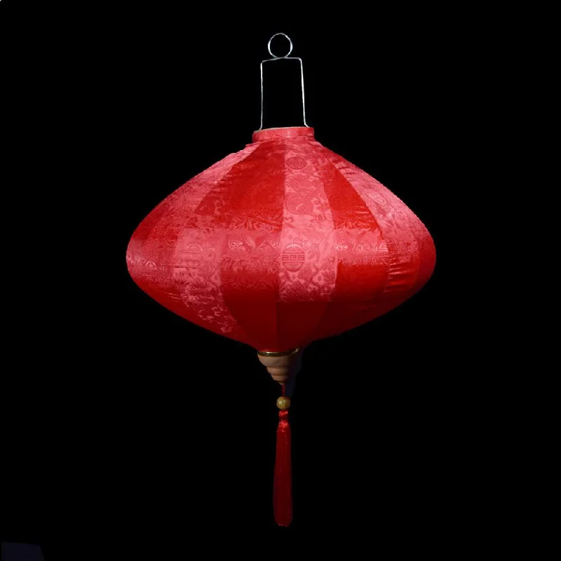 High lumen Edison light bulbsSmall Red Vietnamese Silk Lantern, Diamond Shaped