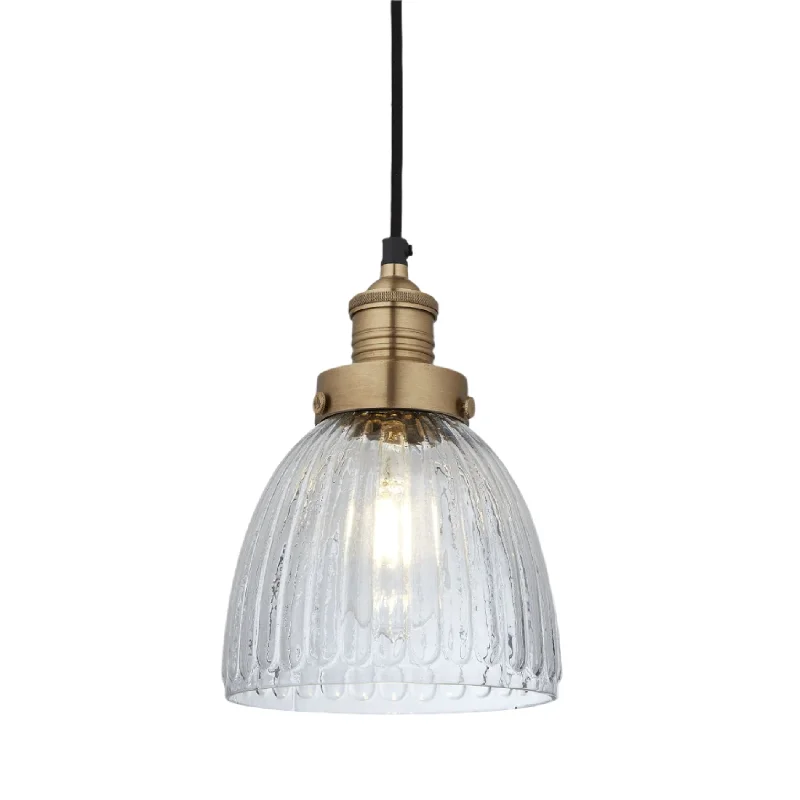 Edison light bulbs for table lampsBrooklyn Glass Cone Pendant Light - 7 Inch