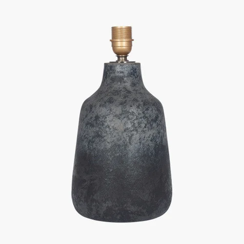 Track lighting with frosted glass shadesVulcan Table Lamp Base- Volcanic Effect Grey Stoneware