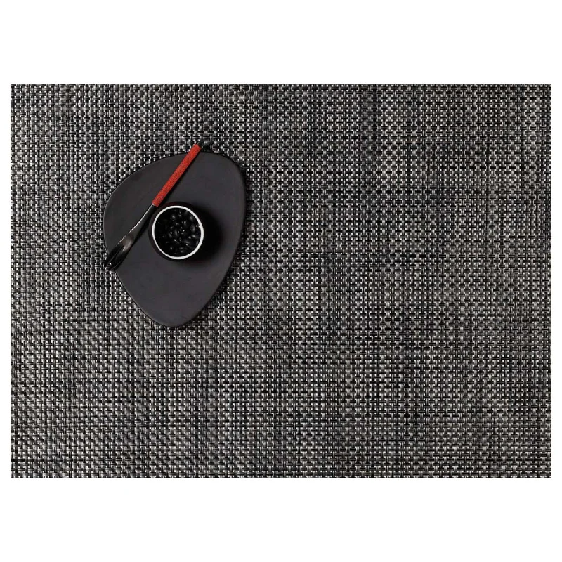 Carbon Basketweave Placemats & Runner by Chilewich