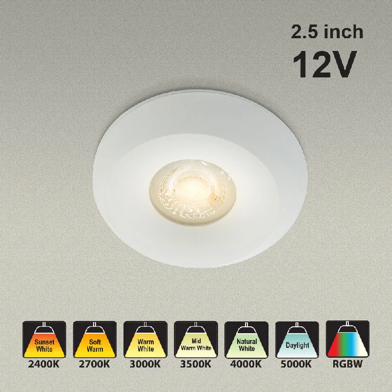 Track lighting for highlighting kitchen cabinetsVBD-MTR-2W Low Voltage IC Rated Downlight LED Light Fixture, 2.5 inch Round White