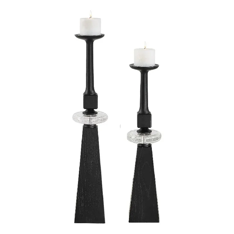 Track lighting for enhancing the architectureEbon Glow Candleholders Set/2