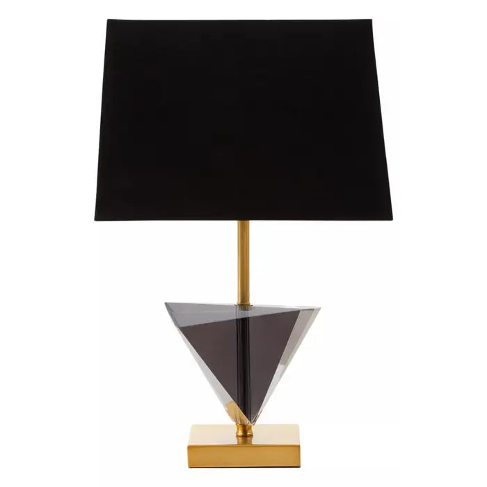 Track lighting with a sleek profileHaltwhistle Smoked Crystal Table Lamp with Gold Metal