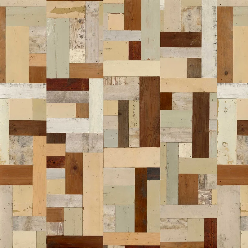 Mosaic PHE-06 Scrapwood Wallpaper by Piet Hein Eek + NLXL