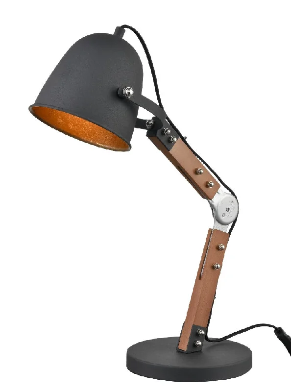 Track lighting for small apartmentsCheadle Large Adjustable Desk Lamp With Wood