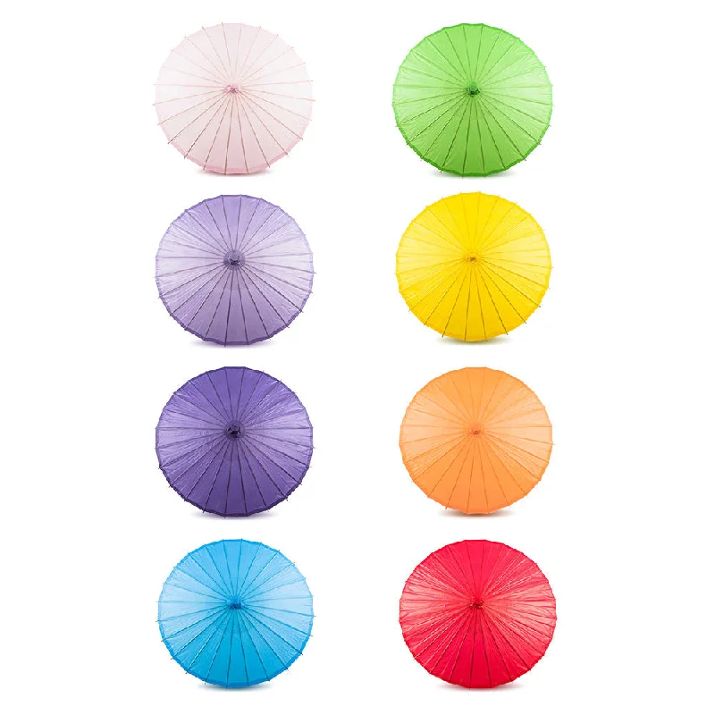 Small size Edison light bulbsMulti-color Rainbow Variety Set of 8 Paper Parasols for Parties, Parades and Décor