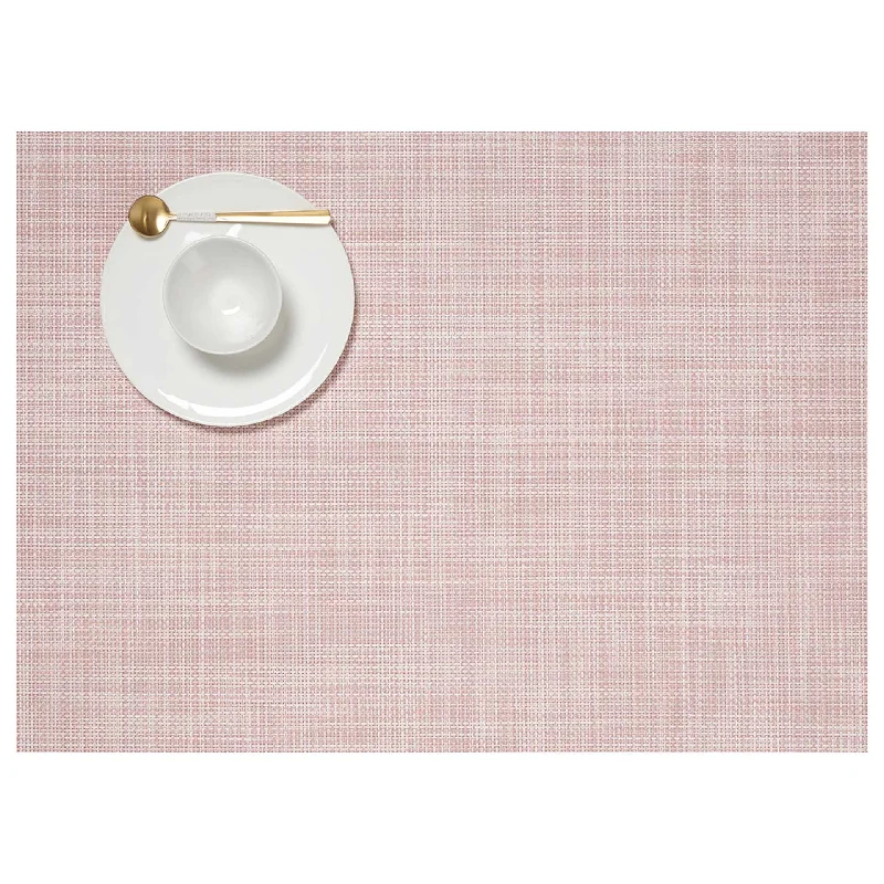 Blush Mini Basketweave Placemats & Runner by Chilewich