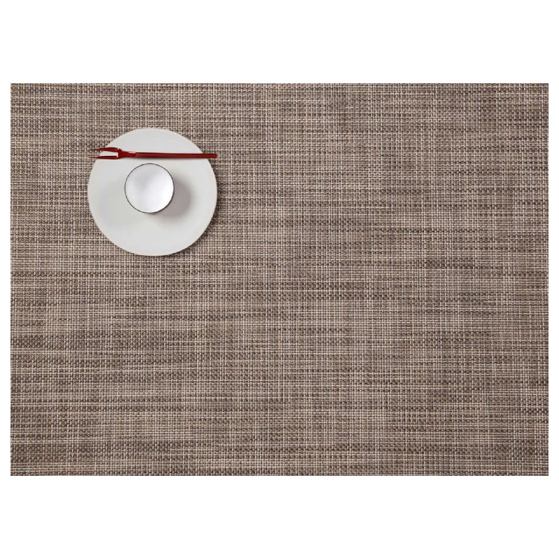 Soapstone Mini Basketweave Placemats & Runner by Chilewich