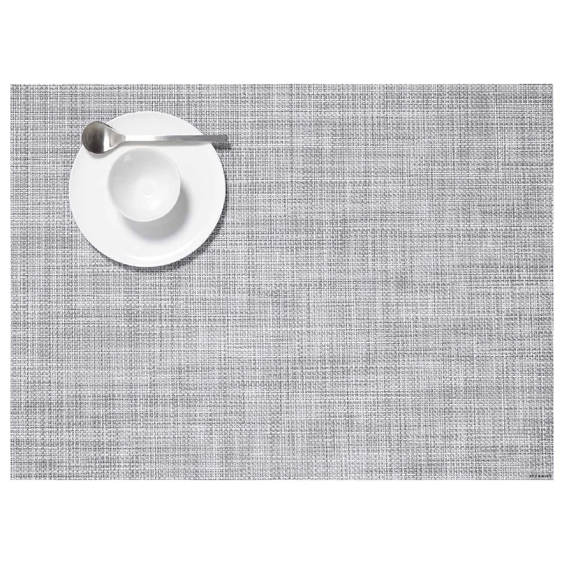 Mist Mini Basketweave Placemats & Runner by Chilewich