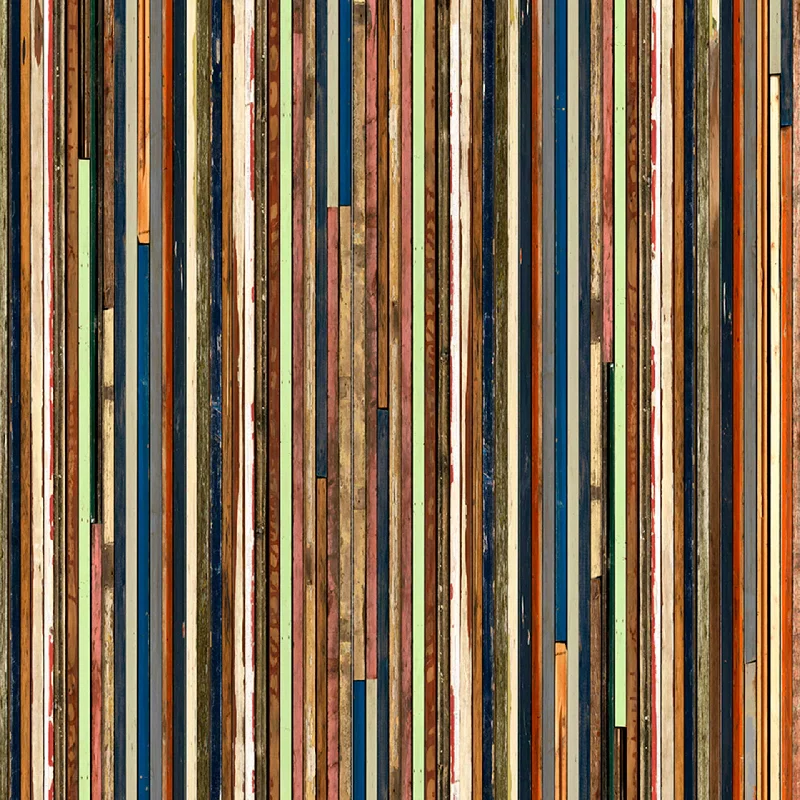 Colored Sides PHE-15 Scrapwood 2 Wallpaper by Piet Hein Eek + NLXL