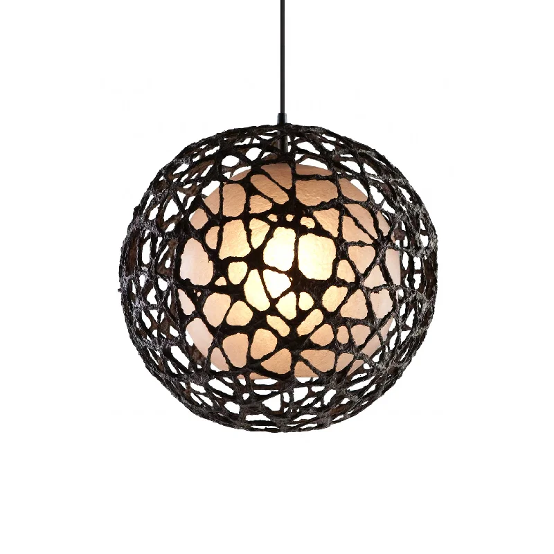 C-U C-Me Round Hanging Lamp Small by Kenneth Cobonpue