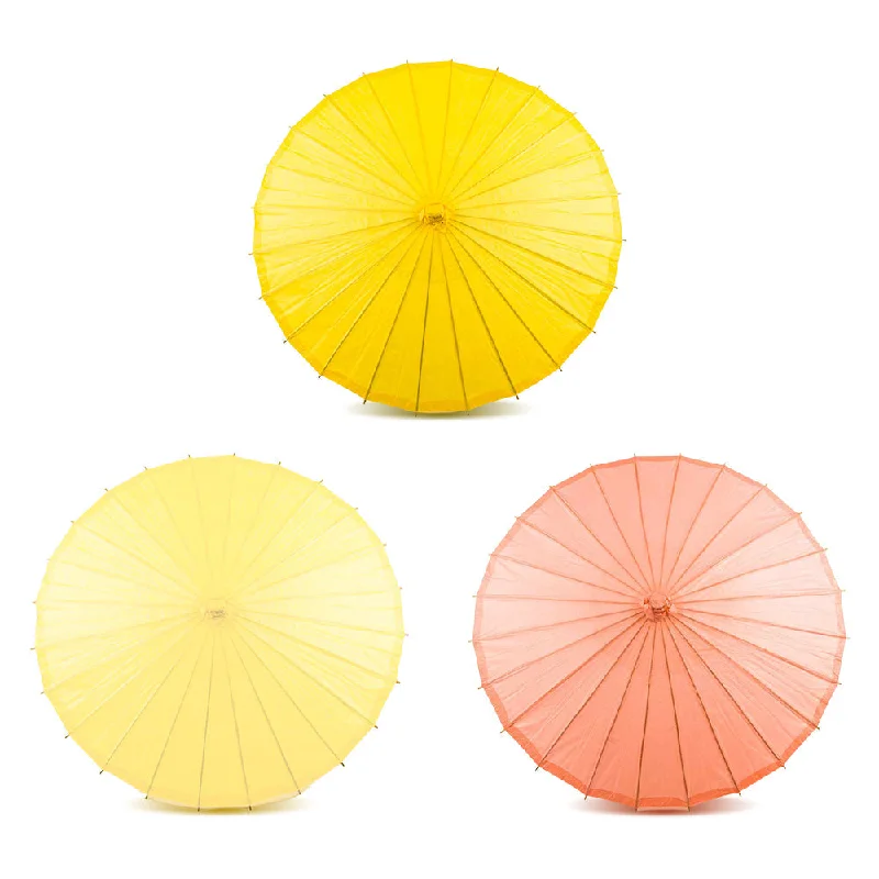 Edison light bulbs for art installationsWarm Sunshine Variety Set of 3 Paper Parasols for Weddings, Parties and Décor