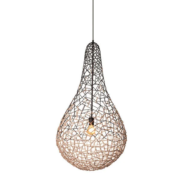 Kris Kros Hanging Lamp by Kenneth Cobonpue for Hive