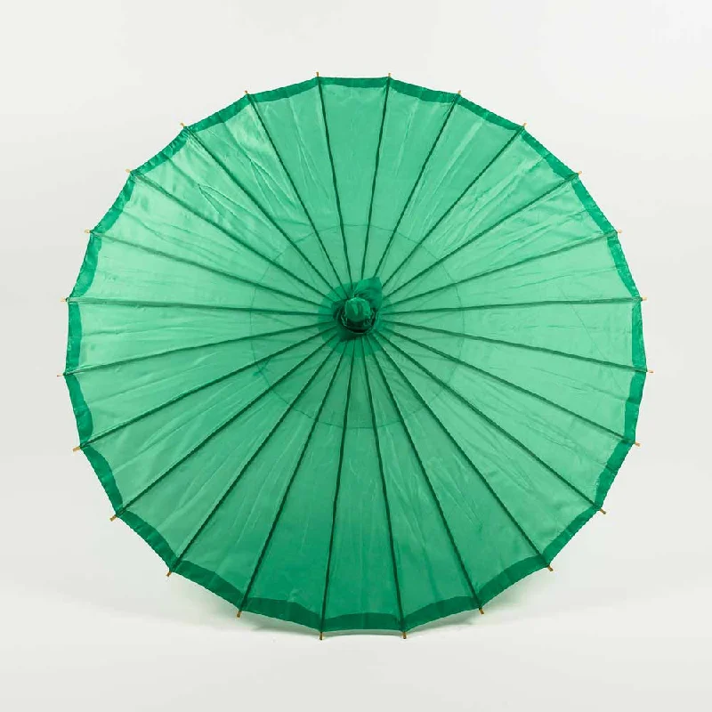 Edison style vintage light bulbs32" Emerald Green Parasol Umbrella, Premium Nylon with Elegant Handle