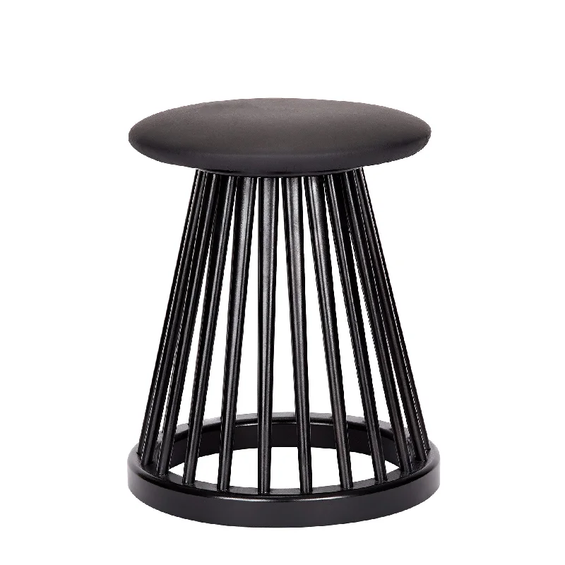 Fan Stool - Black Birch by Tom Dixon