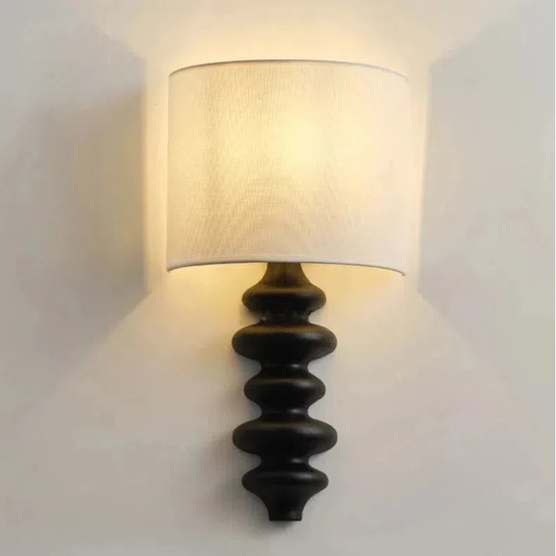 UL listed Edison light bulbsWood Spiral Wall Lamp