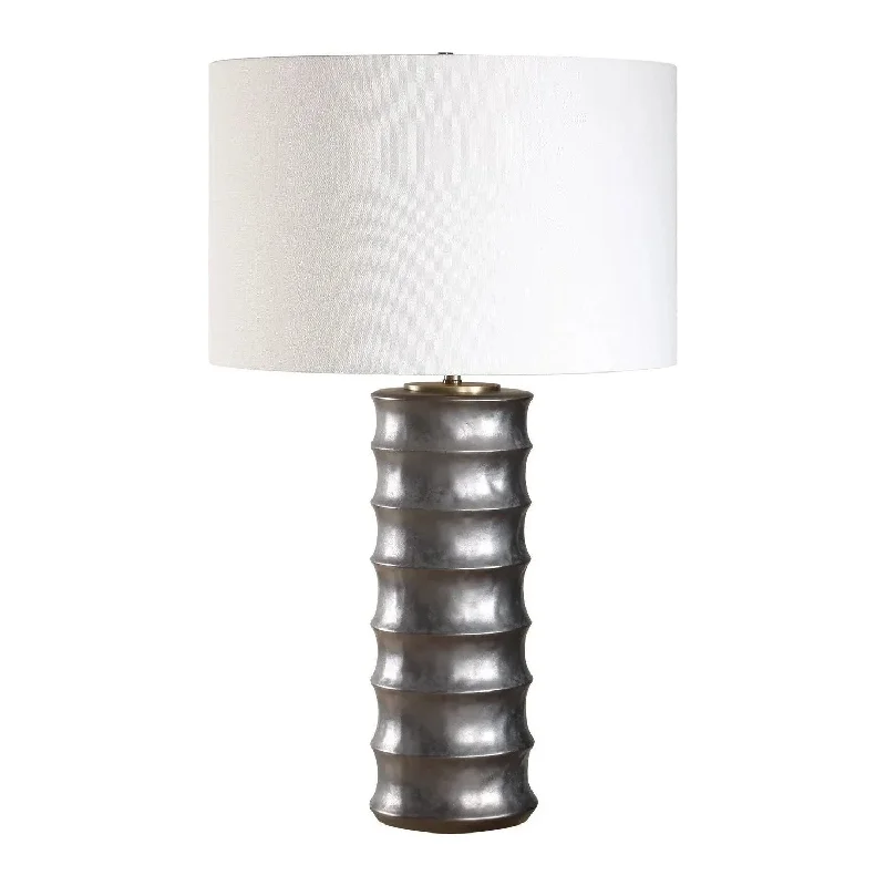 Track lighting with a brushed nickel finishCorvair Table Lamp