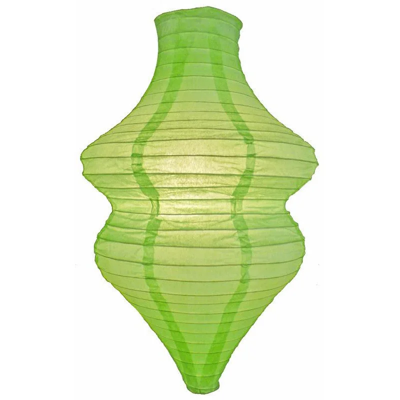 Edison light bulbs for art installationsLight Lime Beehive Unique Shaped Paper Lantern, 10-inch x 14-inch