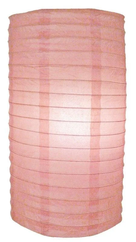 Low wattage Edison light bulbs for ambiance8" Pink Cylinder Paper Lantern