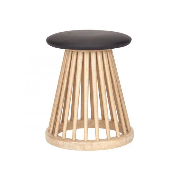 Fan Stool - Natural Oak by Tom Dixon