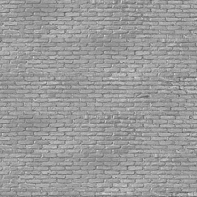 Silver Grey Brick PHM-34 Materials Wallpaper by Piet Hein Eek + NLXL