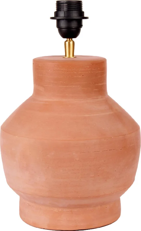 Track lighting for highlighting bookcasesInna Black/Natural Urn Terracotta Table Lamp  - Base Only