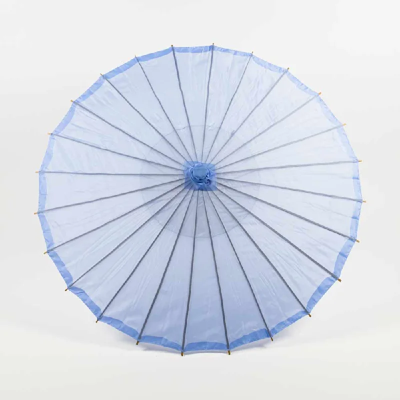 Dimmable Edison light bulbs for home decor32" Serenity Blue Parasol Umbrella, Premium Nylon with Elegant Handle