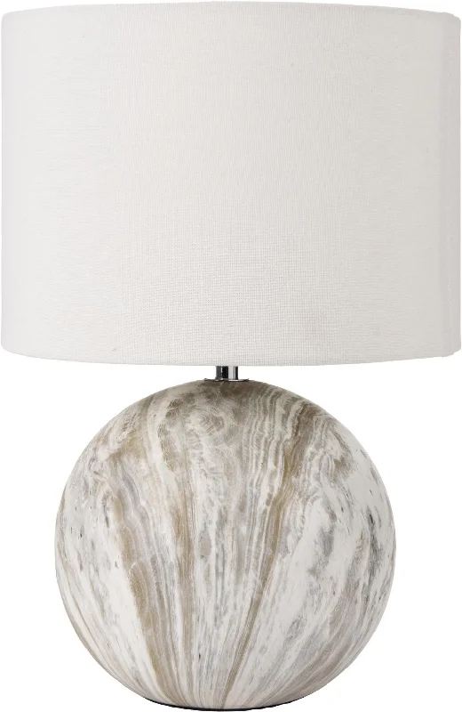 Energy - efficient track lighting fixturesViejo Grey/Natural Stone Effect Ceramic Table Lamp