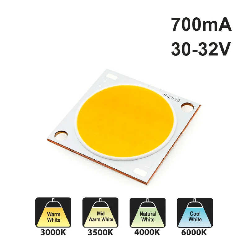 Outdoor - rated track lighting for patiosConstant Current COB LED Module, 700mA 30-32V 20W CCT(3K, 3.5K, 4K, 6K)