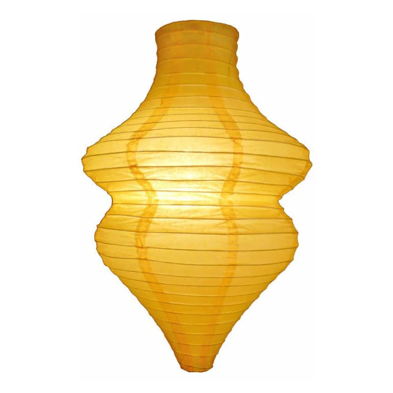 Edison light bulbs for commercial spacesYellow Beehive Unique Shaped Paper Lantern, 10-inch x 14-inch