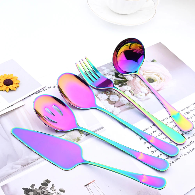 Decorative LED Edison light bulbs for weddingsRainbow Stainless Steel Utensil Set