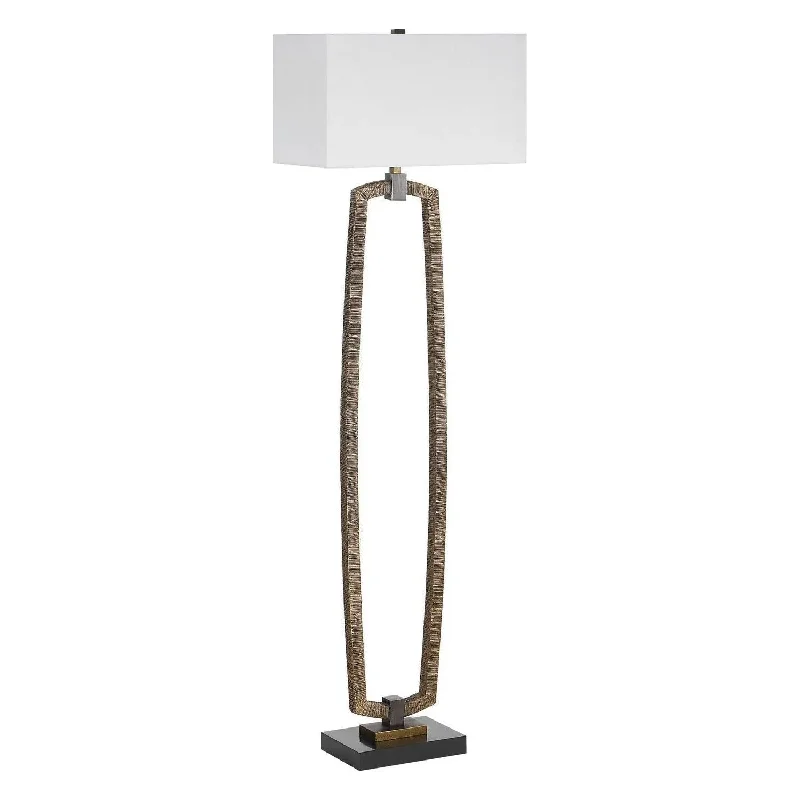 Track lighting with a brushed nickel finishRelic Floor Lamp