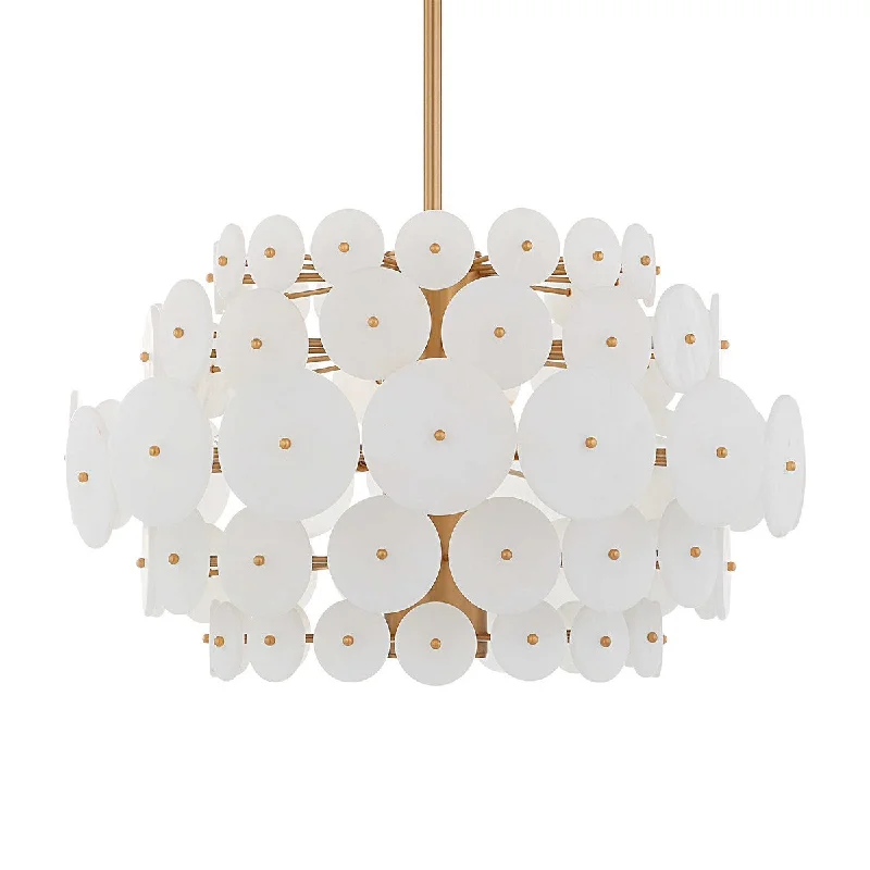 Small Chandeliers for Compact RoomsAlabaster Radiance, 8 Lt Pendant