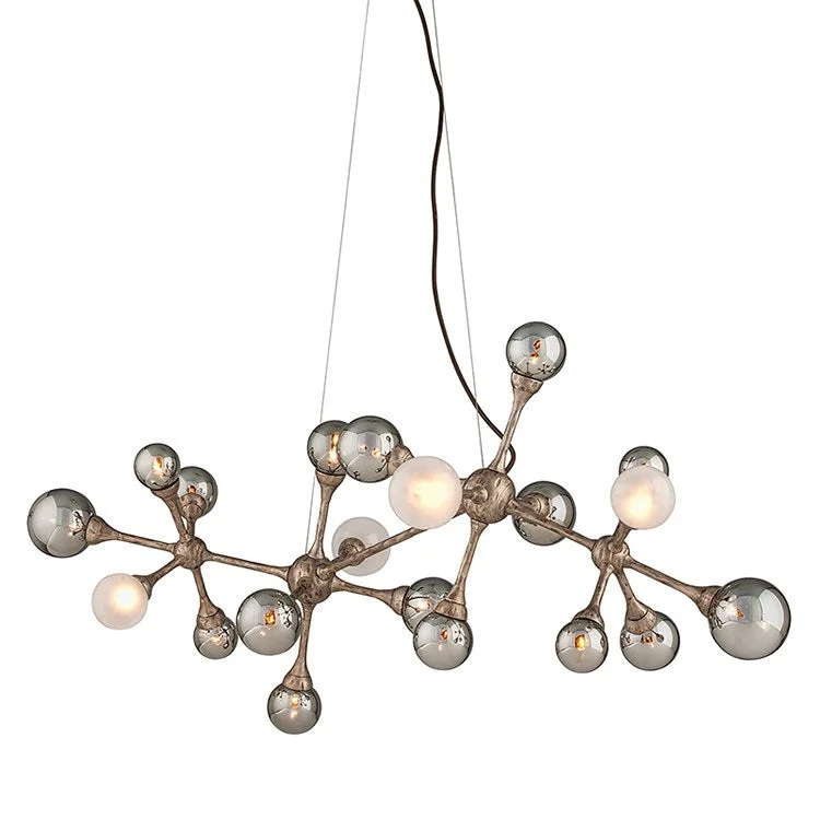 Chandeliers with Candle - Style Bulbs for a Classic AestheticElement Twenty-Light Linear Chandelier