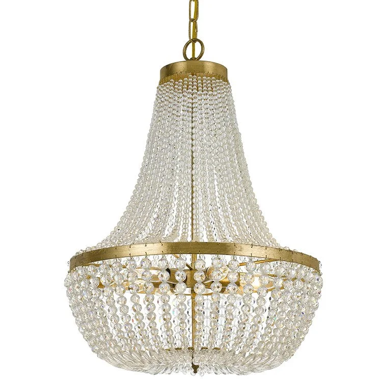 Chandeliers with Venetian Glass for a Luxurious LookRylee Six-Light Chandelier