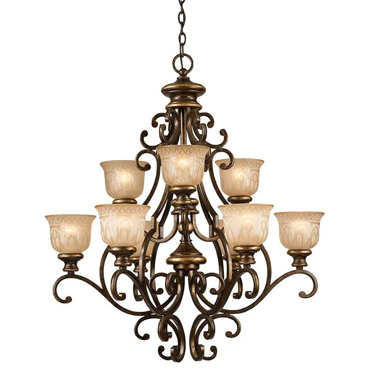 Chandeliers with Venetian Glass for a Luxurious LookNorwalk Nine-Light Chandelier