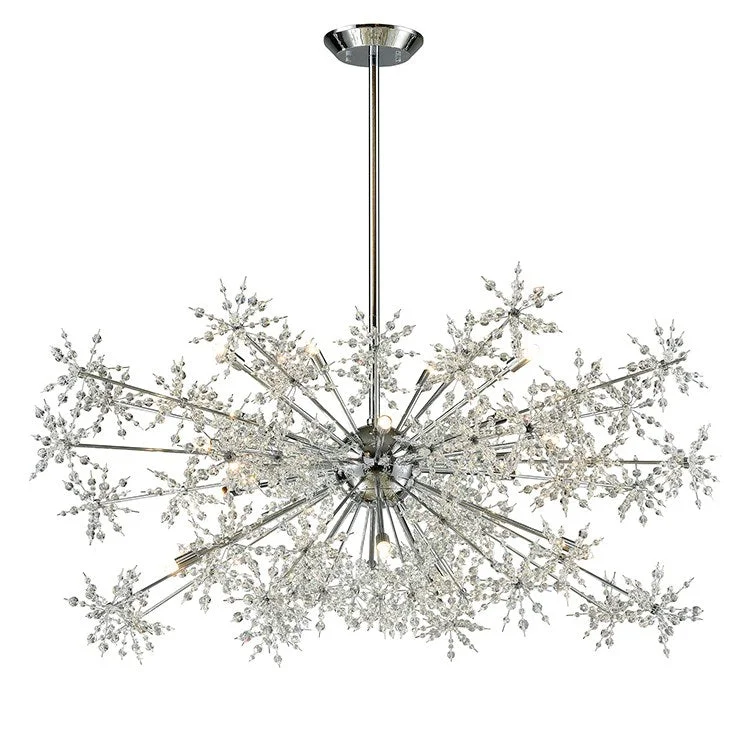 Chandeliers for Living Rooms to Create a Focal PointSnowburst Twenty-Light Chandelier