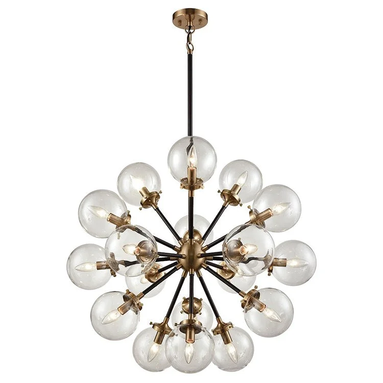 Chandeliers with Clear Crystal for a Sparkling EffectBoudreaux Eighteen-Light Chandelier