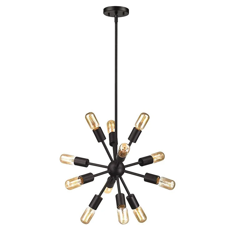 Chandeliers for Living Rooms to Create a Focal PointDelphine Twelve-Light Chandelier