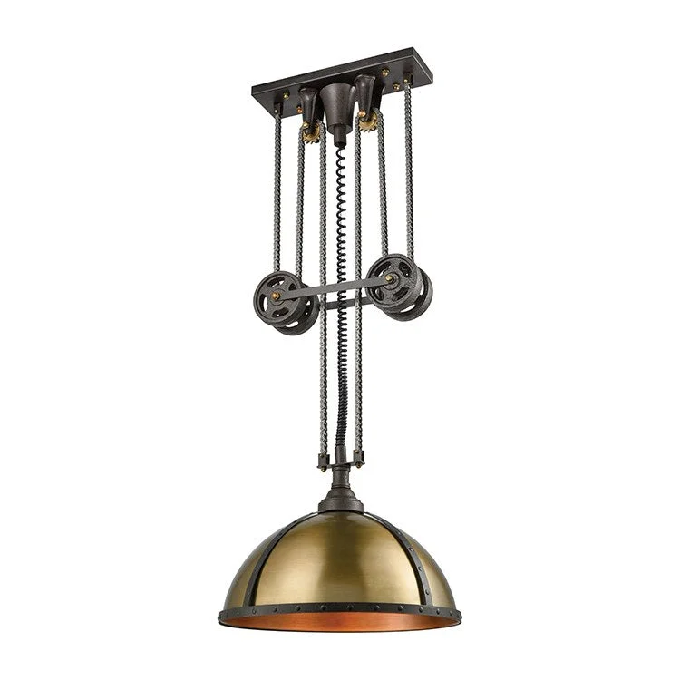 Chandeliers with Adjustable Arms for Directional LightingTorque Three-Light Pulldown Chandelier