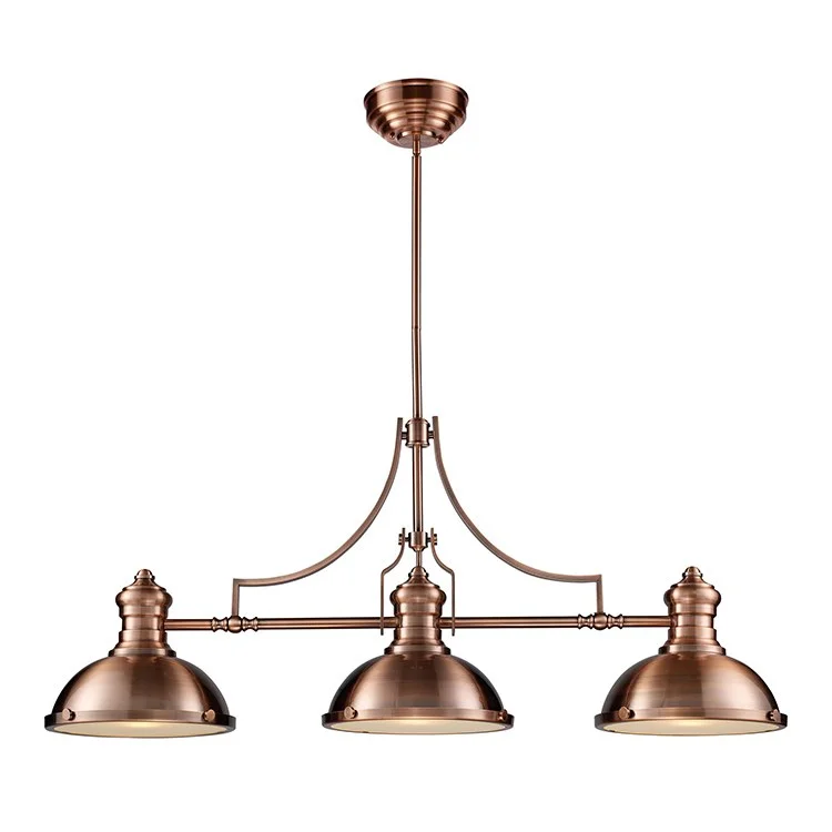 Chandeliers with Candle - Style Bulbs for a Classic AestheticChadwick Three-Light Billiard Chandelier