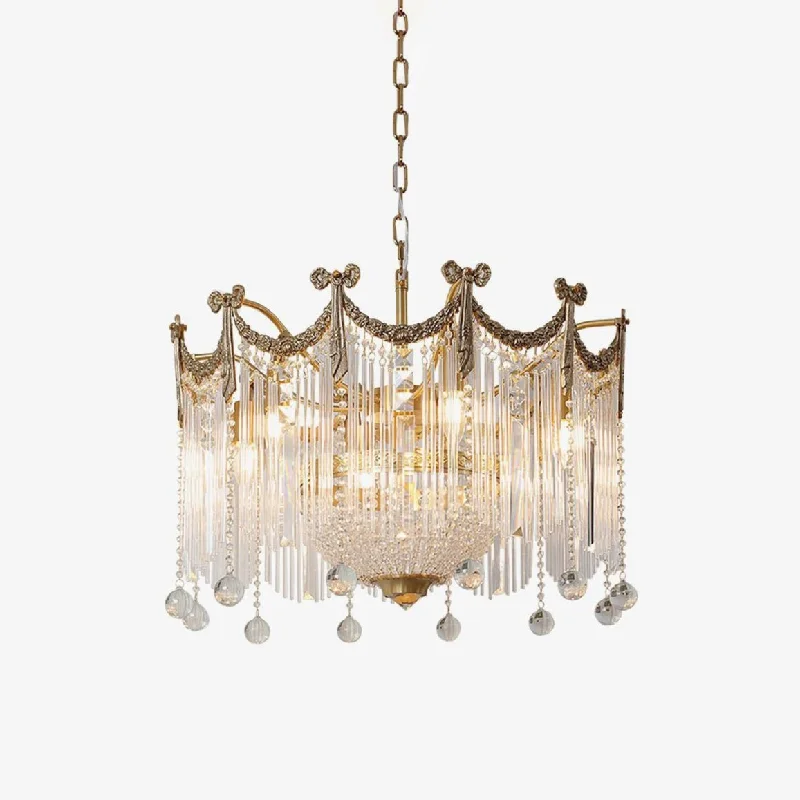 Minimalist Chandeliers for Sleek and Simple InteriorsEvangeline Crystal Chandelier