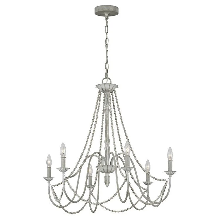 Chandeliers with Metal Frames in Copper FinishMaryville Six-Light Chandelier