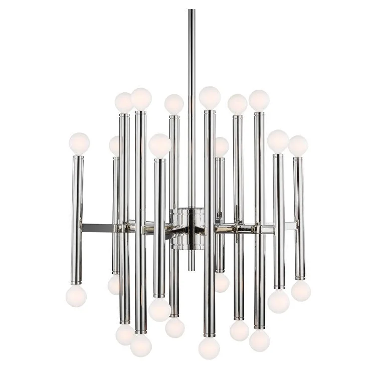 Chandeliers for Living Rooms to Create a Focal PointBeckham Modern Twenty-Four-Light Chandelier by Thomas O'Brien