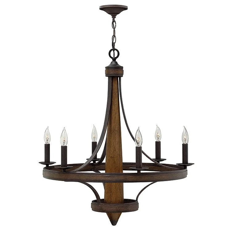 Chandeliers with Venetian Glass for a Luxurious LookBastille Six-Light Single-Tier Chandelier