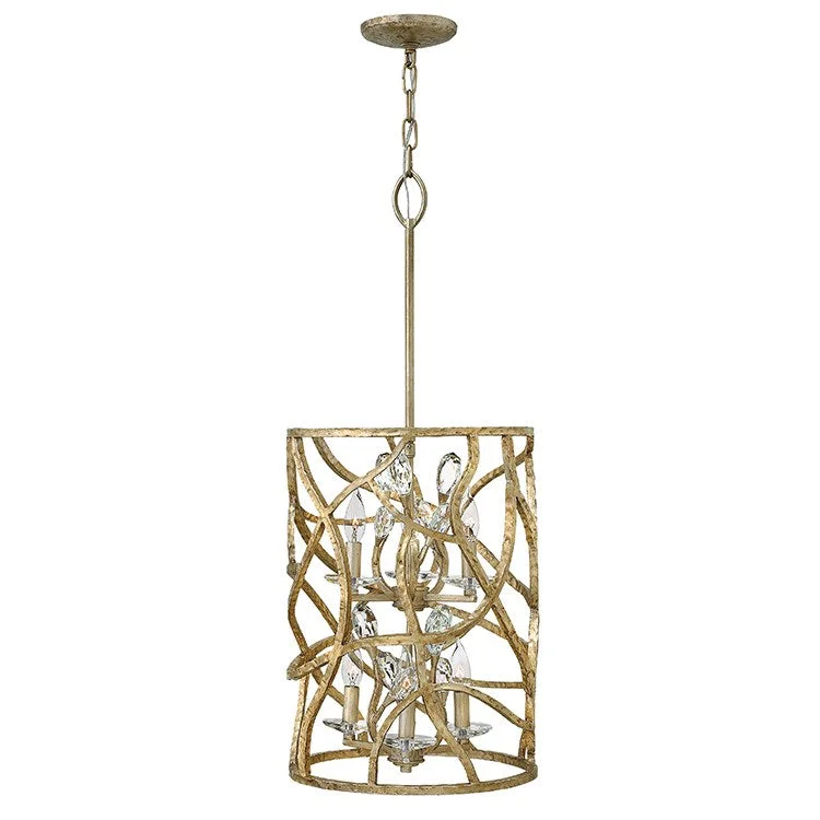 Large Chandeliers for Grand Halls and FoyersEve Six-Light Two-Tier Foyer Pendant