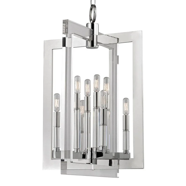 Chandeliers with Frosted Glass for a Softer Light DiffusionWellington Eight-Light Large Pendant